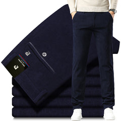 Men's Casual Straight Corduroy Pants