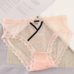 Hollow transparent lace sexy panties