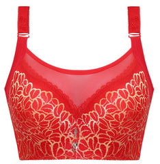 Thin full cup sexy plus size bra