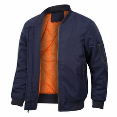 Men's Large Size Winter Warm Bomber Jacket