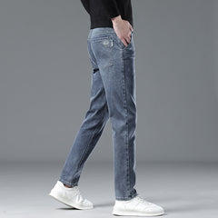 2024 New Elastic Versatile Loose Fashionable High-end Jeans