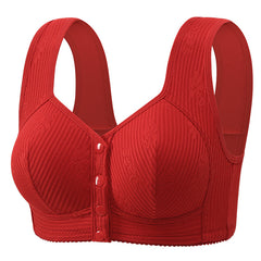 New style front button thin non-wire vest bra