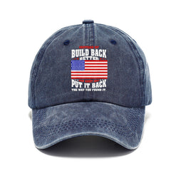 Men's Retro Soft Top Baseball Cap