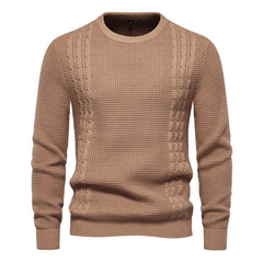 2023 New Men's Waffle Sweater