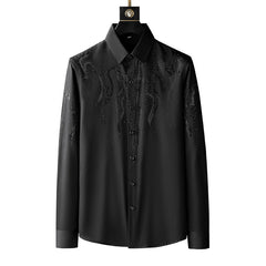 Men's Fashion Slim Long Sleeve Craft Non-Iron Shirt