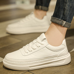 2023 New Leather White Shoes