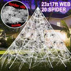 halloween decorations spider web spider silk