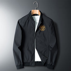 Embroidered trendy casual jacket