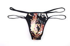 Men's Low-rise Printed Sexy Thong