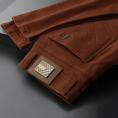 Men's High-end Stretch Casual Jeans