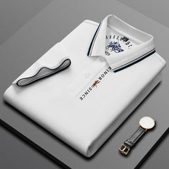 Men's Business Casual Cotton Polo Shirt