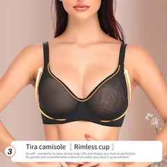 Sexy underwire push-up thin BCDE cup bra V210606B