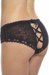 Sexy Crotchless Lace Thong