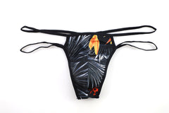 Men's Low-rise Printed Sexy Thong