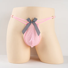 Men's Sexy Bow Ring Thong