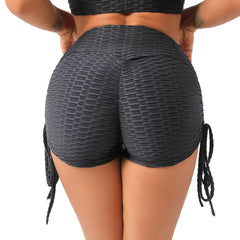 Bow Jacquard Sexy Butt Shorts