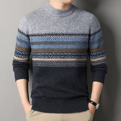 Men's 100% Pure Wool Thick Warm Sweater