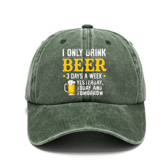 Men's Retro Soft Top Baseball Cap