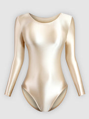 Bodycon Shiny Silk Bodysuit