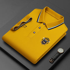 Hot sale fashionable cotton embroidered POLO shirt