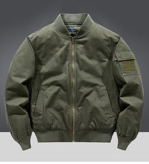 Men's loose plus size casual all-match thickened jacket