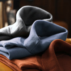 Turtleneck Warm Worsted Knit Sweater