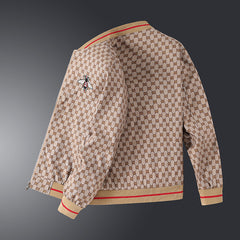 New high-end fashion trend embroidery printed jacket
