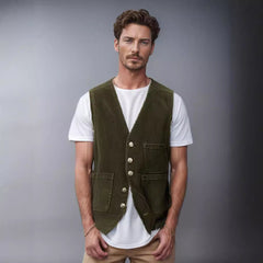 Trade corduroy single-breasted casual suit jacket