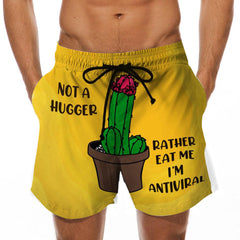 Men's Beach Shorts Fun 3D Printed Swim Trunks