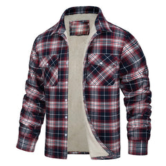 2023 New Style Lapel Plaid Loose Jacket