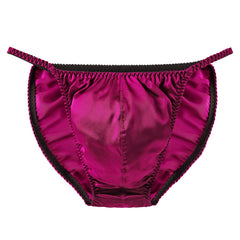 100% mulberry silk large pouch briefs