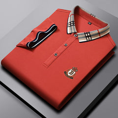 Men's Plus Size Fashionable Embroidered Polo Shirt