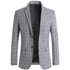 New men's fashionable solid color suit