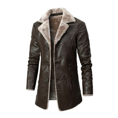Men's Business Plush Lapel Jacket
