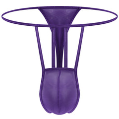 Tzy915T Fine mesh transparent thong