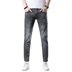 Men's New High-end Cotton Stretch Comfortable Slim Fit Versatile Casual Jeans