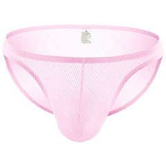 Men's Sexy Low Rise See-Through Briefs