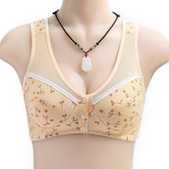 Ultra-thin Large Size Convenient Front Buckle Wireless Bra