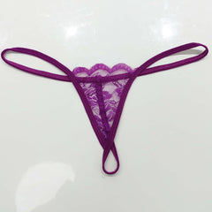 Sexy Low Rise Lace Thong