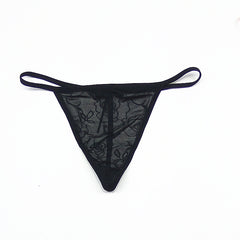 New Sexy Transparent Bow Thong
