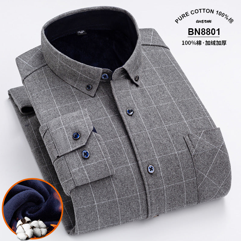 Men's New Warm Plaid Shirt