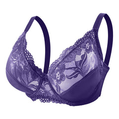 Plus Size EF Bra Cup U Shape Backless Sexy Lace Bra