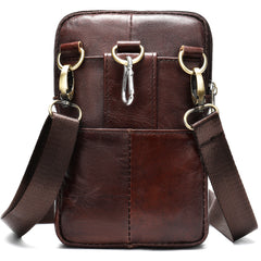 Retro fashion multifunctional cowhide shoulder bag
