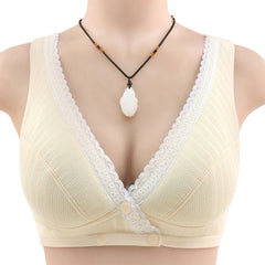 New Lace Front Button Bra