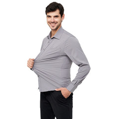 Men's Large Size Stretch Business Casual Shirt