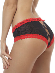 Sexy Crotchless Lace Thong