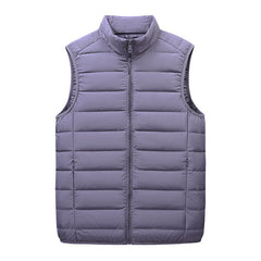 Men's Winter High Quality Warm 90% White Duck Down Vest