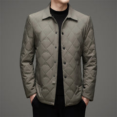 Thick warm lapel jacket