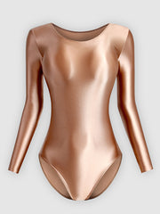 Bodycon Shiny Silk Bodysuit