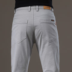 2024 Men's New Slim Straight High-end Cotton Casual Pants